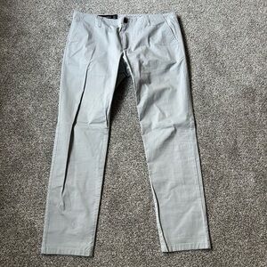 Armani Exchange Light Gray Chinos